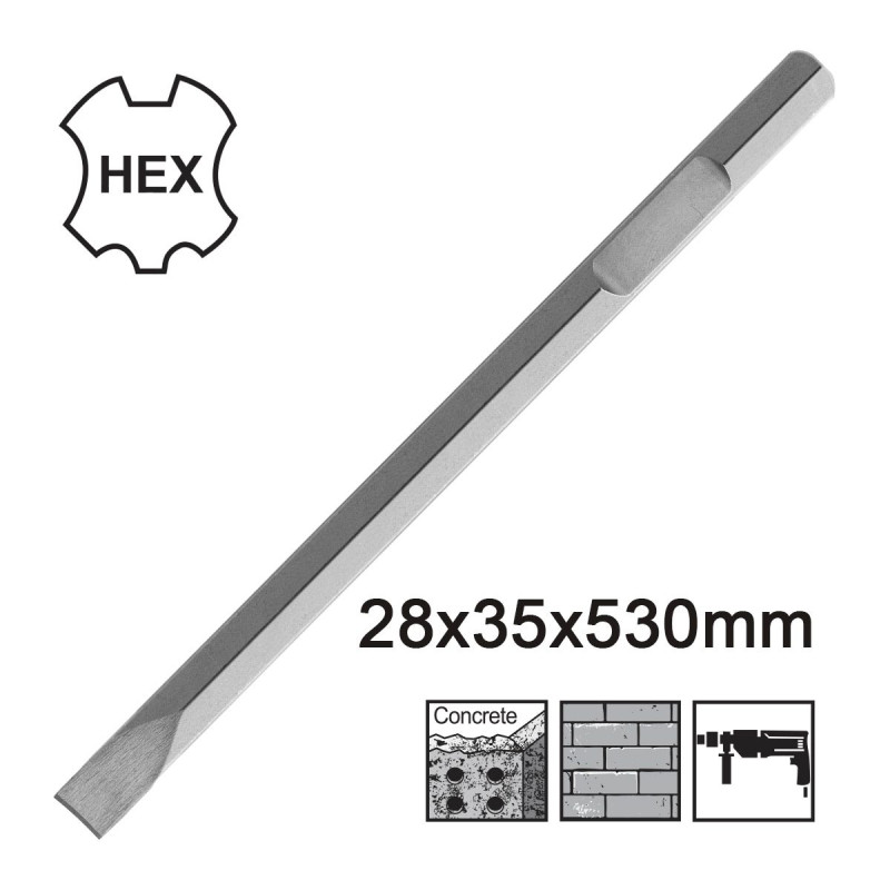 INGCO HEX Καλέμι με Εξάγωνο Στέλεχος (DBC0425302)