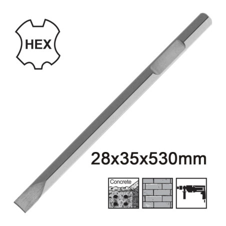INGCO HEX Καλέμι με Εξάγωνο Στέλεχος (DBC0425302)