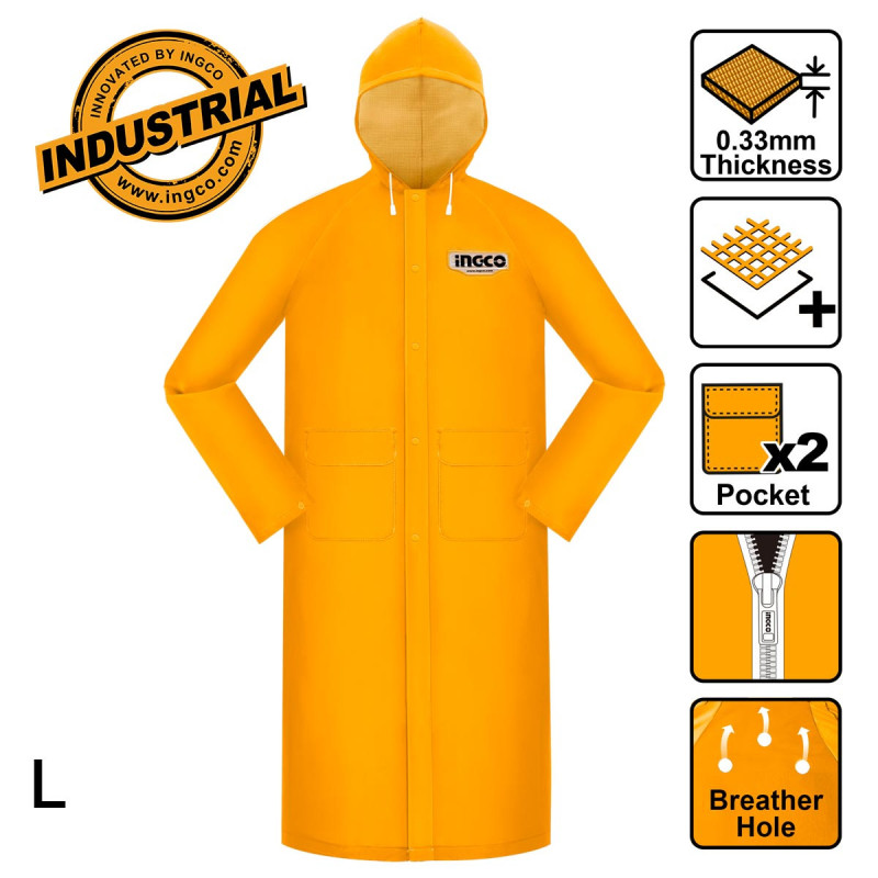 INGCO Αδιάβροχη Καμπαρντίνα L (HRCTL031.L)