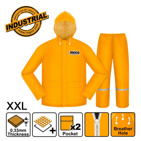 INGCO Αδιάβροχο Κοστούμι XXL (HRCTSKT031.2)