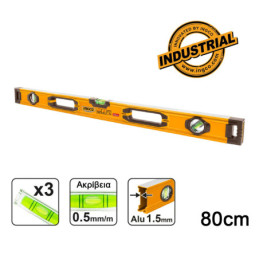 INGCO Αλφάδι Βαρέος Τύπου 80cm (HSL08080)