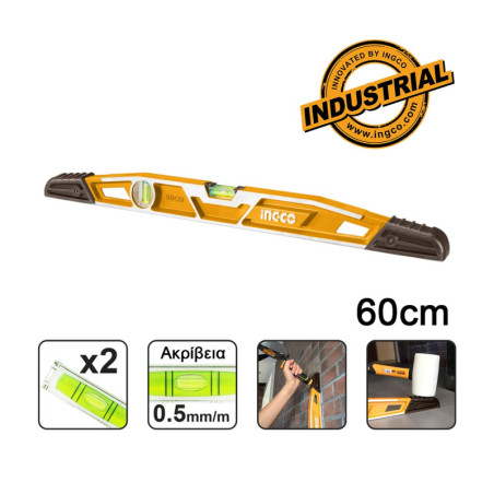 INGCO Αλφάδι Κτιστών Βαρέος Τύπου 60cm (HBSL08060)