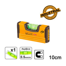 INGCO Αλφάδι Μίνι Μαγνητικό 10cm (HMSL03101)