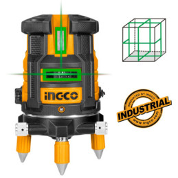 INGCO Αυτοαλφαδιαζόμενο Laser με 5 Πράσινες Δέσμες (HLL305205)