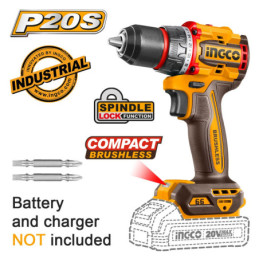 INGCO Δραπανοκατσάβιδο Compact Μπαταρίας 20V Li-Ion SOLO 66Nm (CDLI206681)
