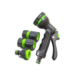 GEHOCK Εκτοξευτής Νερού Πιστόλι 7 Λειτουργιών με Εξαρτήματα (ASGS1234-1)