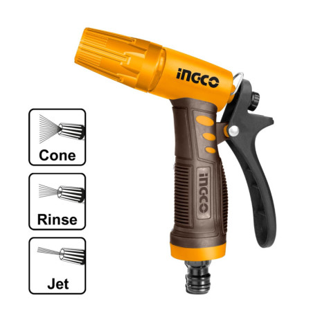 INGCO Εκτοξευτής Νερού Πιστόλι Ρυθμιζόμενος 3 Θέσεων (HWSG032)