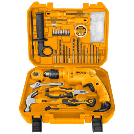 INGCO Εργαλεία και Δράπανο Σετ 115 τεμ. (HKTHP11151)