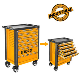 INGCO Εργαλειοφόρος με 7 Συρτάρια και 162 τεμ Εργαλείων (HTCS271621)