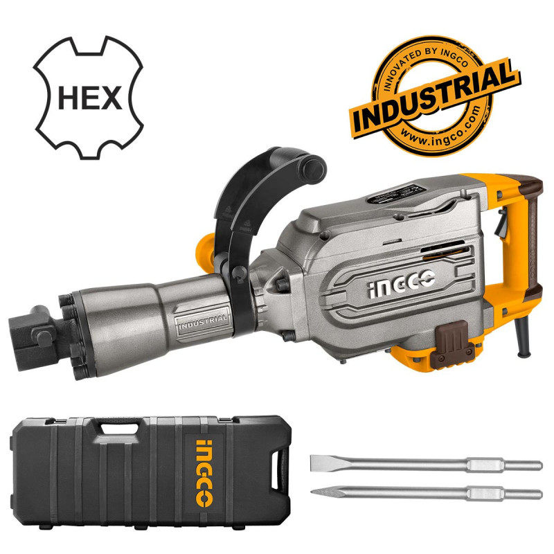 INGCO Ηλεκτρικό Κατεδαφιστικό Πιστολέτο 1700W HEX 16kg (PDB17008)