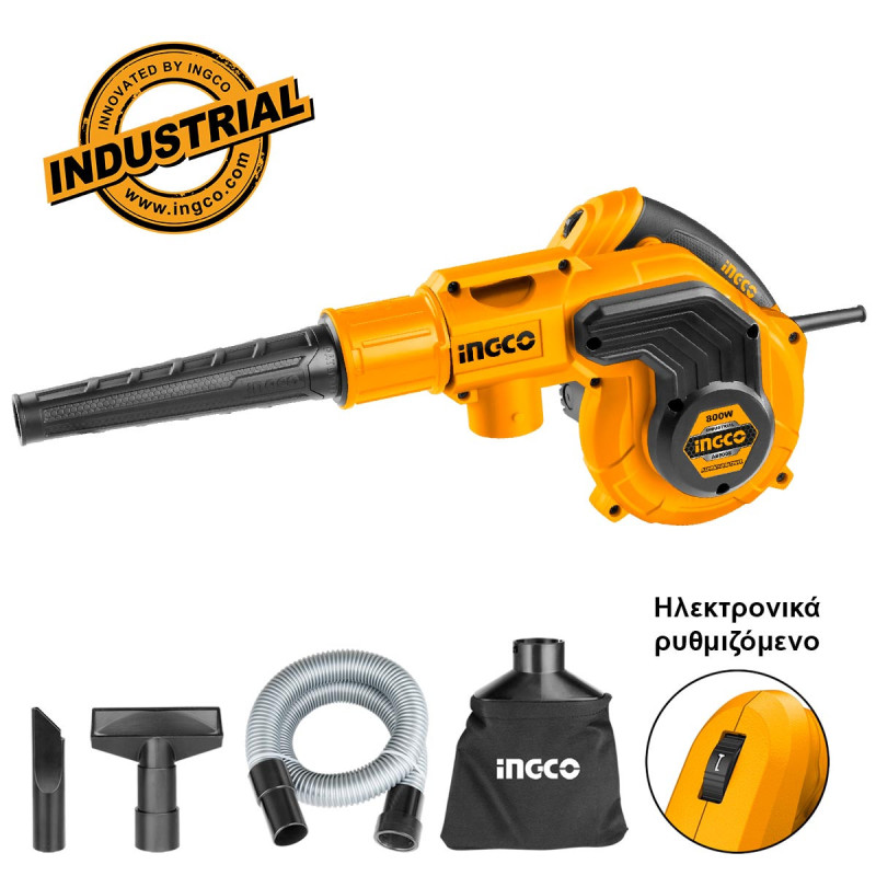 INGCO Ηλεκτρικός Φυσητήρας - Αναρροφητήρας Αέρος 800W (AB8008)