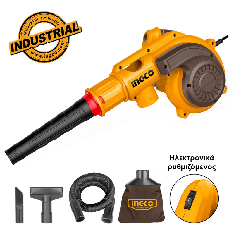 INGCO Ηλεκτρικός Φυσητήρας - Αναρροφητήρας Αέρος 800W (AB8038)