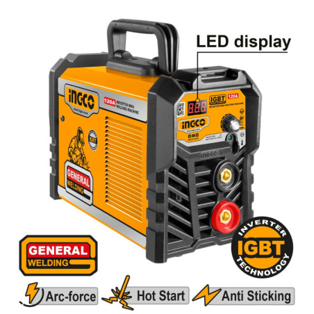INGCO Ηλεκτροκόλληση Inverter 120Α (MMA1202E)
