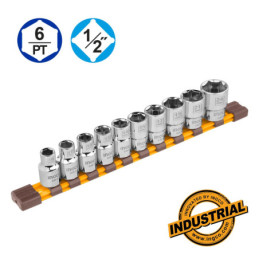 Καρυδάκια 1/2" Σετ 10 τεμ.