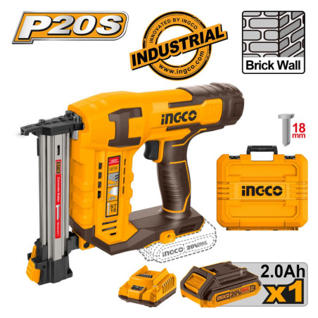 INGCO Καρφωτικό Τοίχου Μπαταρίας 20V Li-Ion (CSTLI3808)
