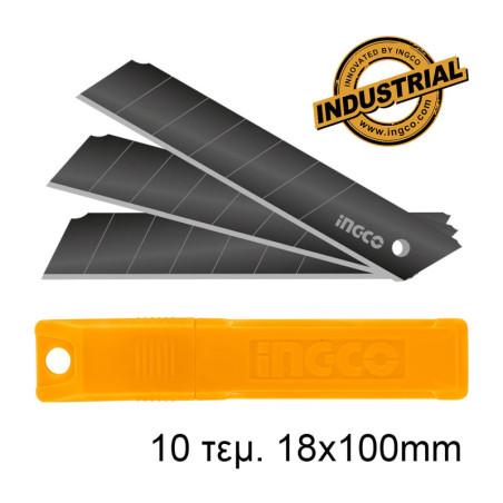 Λάμες Φαλτσέτας Μαύρες 18mmx100mm