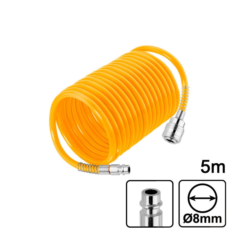 INGCO Λάστιχο Αέρος Σπιράλ 5m (AH1051)