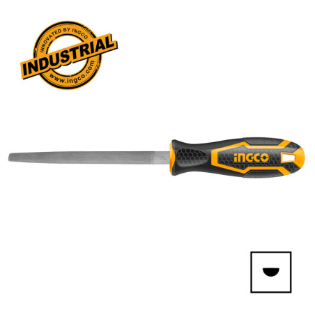 INGCO Λίμα Σιδήρου 200mm Ημιστρόγγυλη (HSHF088)