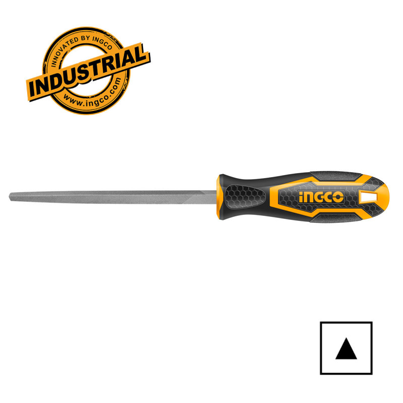 INGCO Λίμα Σιδήρου 200mm Τριγωνική (HSTF088)