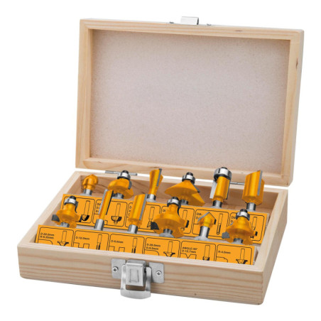 INGCO Μαχαίρια Ρούτερ Σετ 12 τεμ. (AKRT1201)