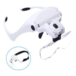 Μεγεθυντικός Κεφαλής με 2 Led Φως και 5 Μεγεθύνσεις (989202)