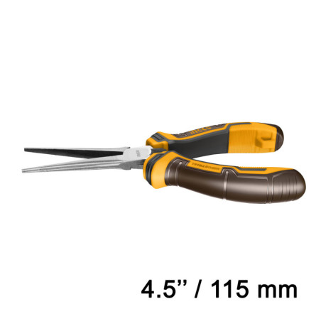 INGCO Μίνι Μυτοτσίμπιδο Ίσιο Μακρύ 115mm (HMNNP08115)