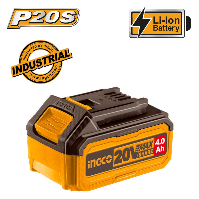 INGCO Μπαταρία 20V 4.0Ah Li-Ion (FBLI2002)