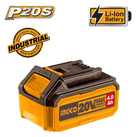INGCO Μπαταρία 20V 4.0Ah Li-Ion (FBLI2002)