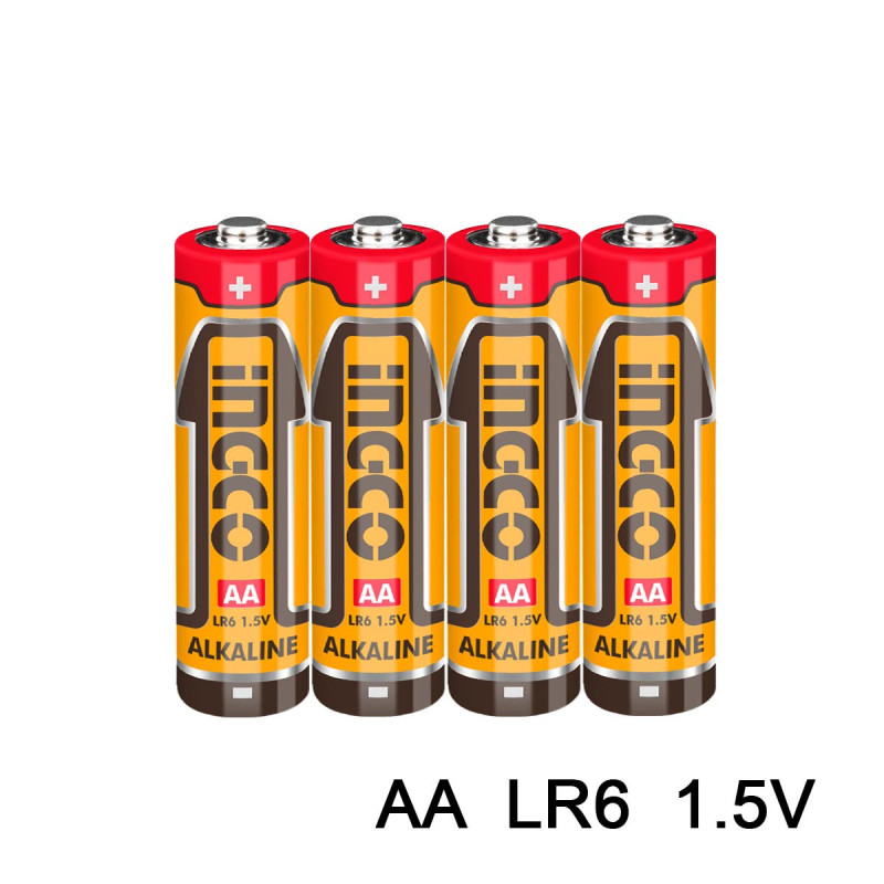 INGCO Μπαταρία Αλκαλική LR6 (ΑΑ) 4 τεμ. (HAB2A01)