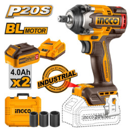 INGCO Μπουλονόκλειδο Κρουστικό Μπαταρίας 20V Li-Ion 500-650Nm (CIWLI2050)