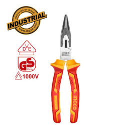 INGCO Μυτοτσίμπιδο Ηλεκτρολόγου VDE 160mm Ίσιο (HILNP28168)