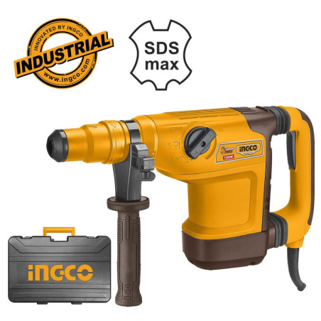 INGCO Πιστολέτο Περιστροφικό Κρουστικό 1200W SDS max 6.6kg (RH1200428)