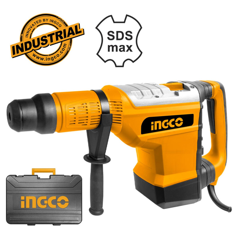 INGCO Πιστολέτο Περιστροφικό Κρουστικό 1700W SDS max 12kg (RH1700558)