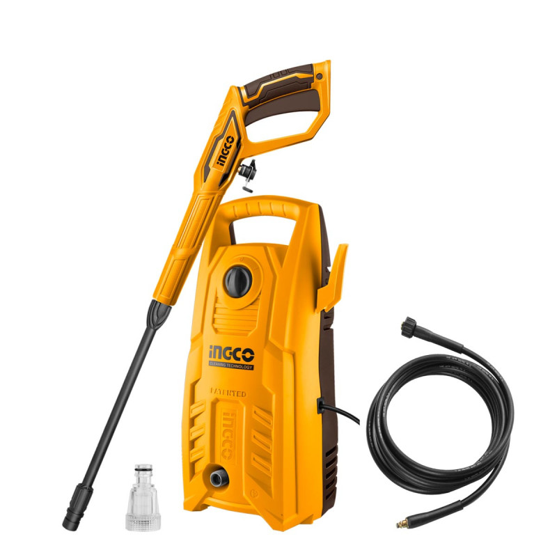 INGCO Πλυστικό Μηχάνημα Υψηλής Πίεσης 1400W 130bar (HPWR14008)