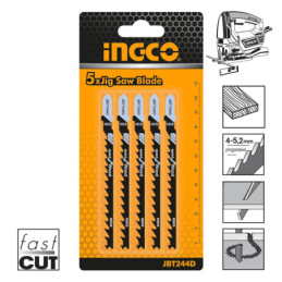 INGCO Πριονόλαμες Σέγας Ξύλου 5 τεμ. 100mm (JBT244D)