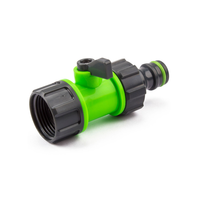 GEHOCK Ρακόρ με Βάνα και Σύνδεσμο 1" σε 3/4" και 1/2" (OWTA01)