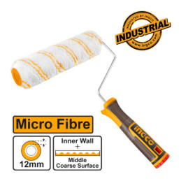 INGCO Ρολό Βαφής Κοντή Τρίχα 9" με Ύψος Ινών 12mm (HRHT042301D)