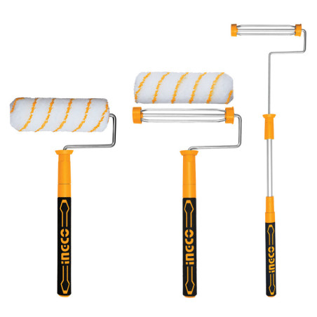 INGCO Ρολό Βαφής Πτυσσόμενο 9" με Ύψος Ινών 12mm (HRHT442302T)
