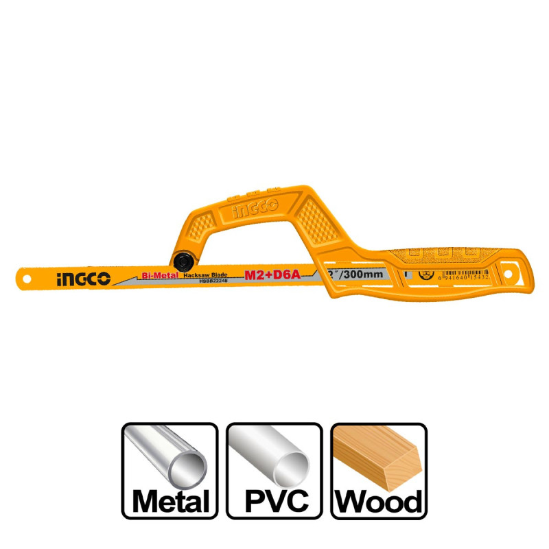 INGCO Σιδηροπρίονο Χειρός Μονής Λαβής (MHHF1504)