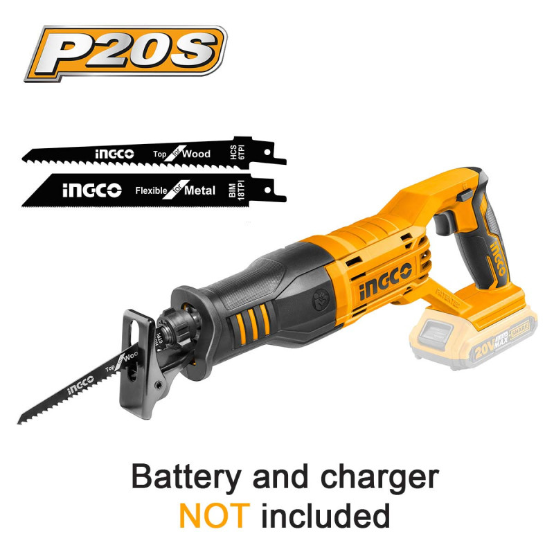 INGCO Σπαθόσεγα Μπαταρίας 20V Li-Ion SOLO (CRSLI1151)