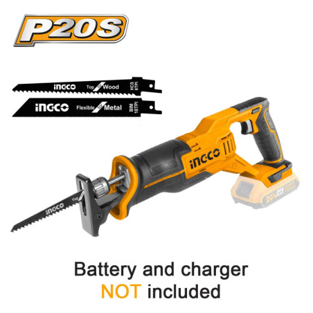 INGCO Σπαθόσεγα Μπαταρίας 20V Li-Ion SOLO (CRSLI1152)