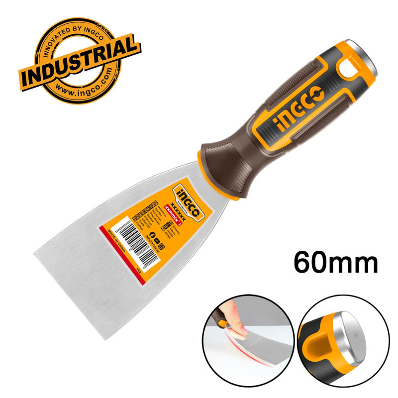INGCO Σπάτουλα INOX 60mm (HPUT08060)