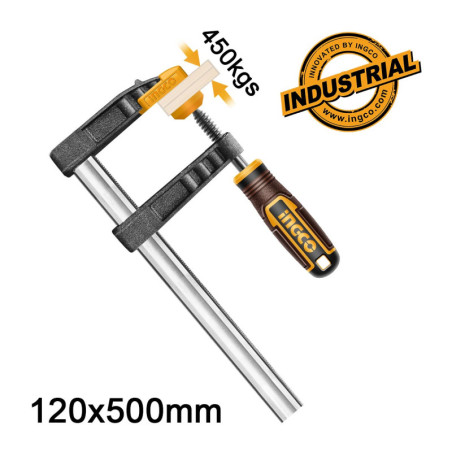 INGCO Σφιγκτήρας Μαραγκών Βαρέος Τύπου 120x500mm (HFC021202)
