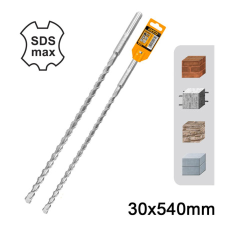 INGCO Τρυπάνι SDS max 30x540mm (DBH1243005)