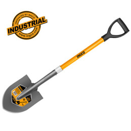 INGCO Φτυάρι Ατσάλινο Πτυολαβής με Πλαστικό Στυλιάρι (HSSLH05)