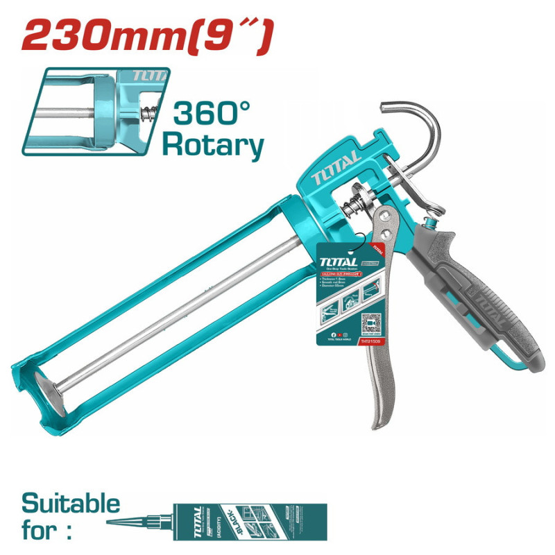 TOTAL ΕΠΑΓΓ. ΠΙΣΤΟΛΙ ΣΙΛΙΚΟΝΗΣ 360o Β.Τ 9'' / 230mm (THT21509)