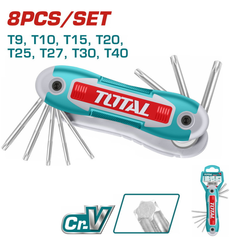 TOTAL ΣΕΤ TORX ΣΟΥΓΙΑΣ 8ΤΕΜ (THT1061846)