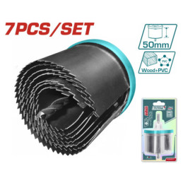 TOTAL ΣΕΤ ΠΟΤΗΡΟΤΡΥΠΑΝΑ ΞΥΛΟΥ 7ΤΕΜ (TACSH3071)