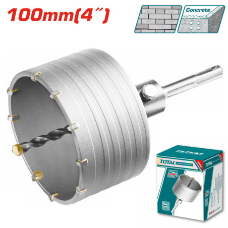 TOTAL ΔΙΑΜΑΝΤΟΚΟΡΩΝΑ ΜΠΕΤΟΥ SDS - PLUS  100mm (TAC431001)