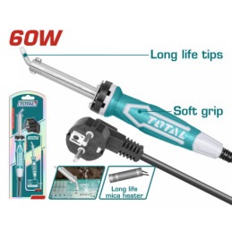 TOTAL ΕΠΑΓΓ. ΗΛΕΚΤΡΙΚΟ ΚΟΛΛΗΤΗΡΙ ΣΠΑΣΤΗ ΜΥΤΗ 60W (TET2606)